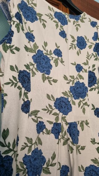 Vestito leggero cotone fantasia floreale tg. L
