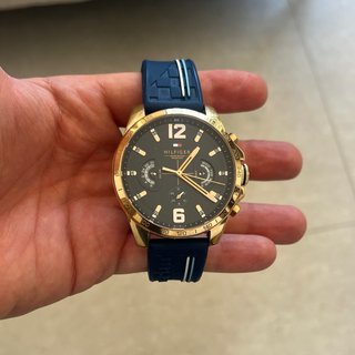 Reloj Tommy Hilfiger Decker Dorado/Azul
