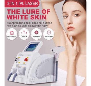 Máquina IPL 2 en 1 para depilación y manchas