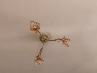 2 Lámparas de techo floral binissalem