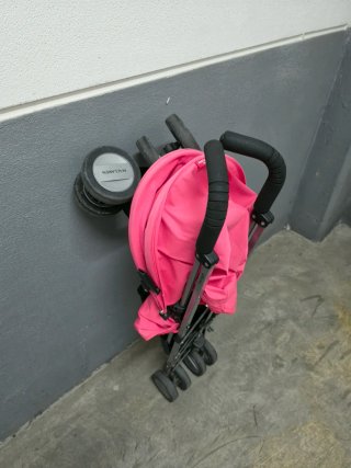 Silla de paseo rosa