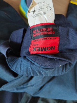 Traje Bombero Nomex Azul Talla G-1