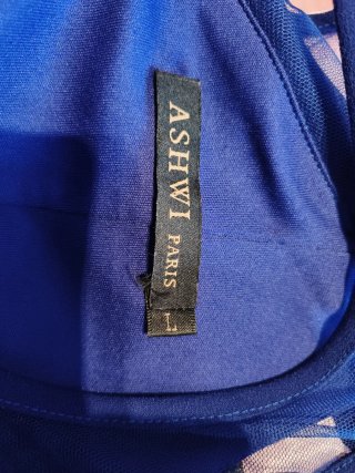 Vestido azul mujer