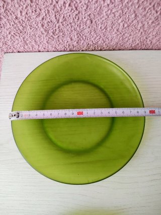 Lote vajilla Duralex vintage verde