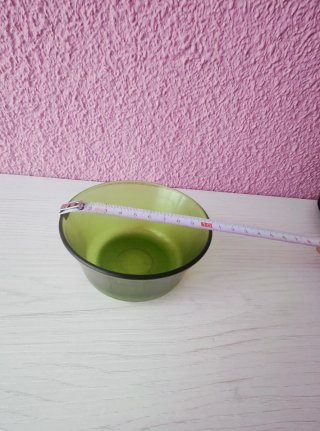 Lote vajilla Duralex vintage verde