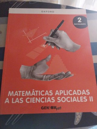Matemáticas 2° de bachillerato aplicadas