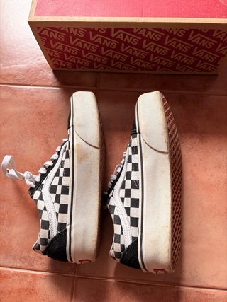 Vans Old Skool Platafor Checkerboard