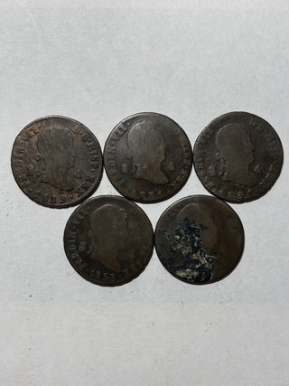 Lote 13 Monedas Fernando VII + 2 Regalo