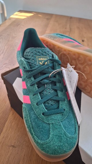 Adidas gazelle verdes para mujer talla 41