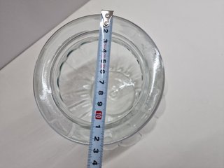 vaso porta caramelle capsule in vetro