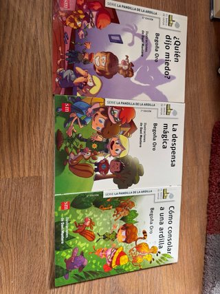 Libros serie “La pandilla de la ardilla”.