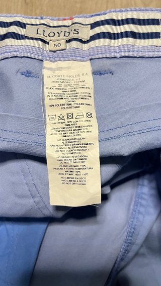 Pantalón Lloyd's azul cielo mujer