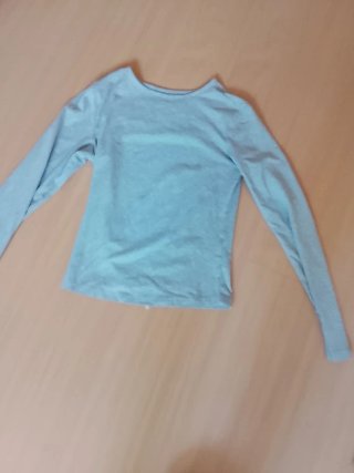Camiseta manga larga gris