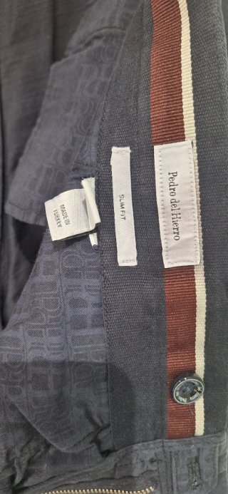 Pedro del Hierro Pantalones Slim Fit Gris