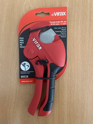Cortatubos Virax PC 32 Plástico