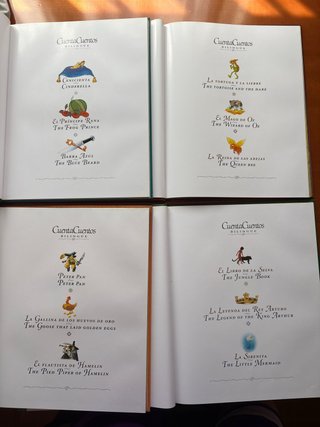 Colección de cuenta cuentos bilingües
