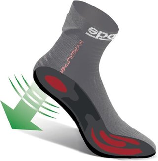 Sparco calcetines alto algodón negro