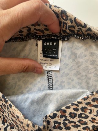 Falda Leopardo Ruched