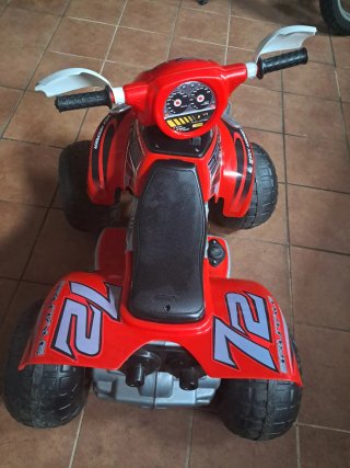 Quad Infantil Eléctrico Rojo