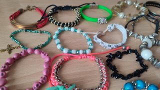 Lote 20 braccialetti per bambine/ragazze