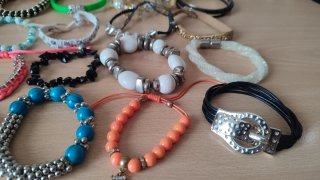 Lote 20 braccialetti per bambine/ragazze