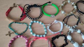 Lote 20 braccialetti per bambine/ragazze