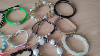 Lote 20 braccialetti per bambine/ragazze