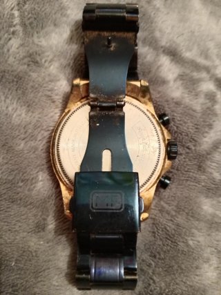 Reloj Mini Focus Negro/Dorado