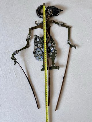 Marioneta Wayang Kulit antigua