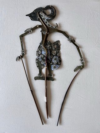 Marioneta Wayang Kulit antigua