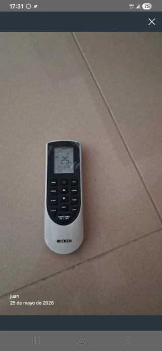 Mando Aire Acondicionado Becken