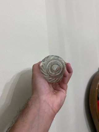 Florón Espiral de cristal decorativo