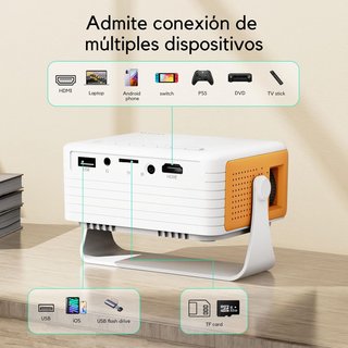 Yoton Mini Proyector Portátil Y3 1080P Zoom