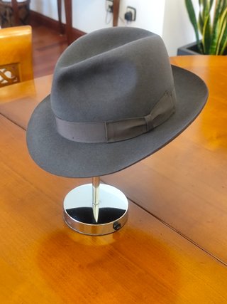 Sombrero BORSALINO Fedora gris 56 made in Italy