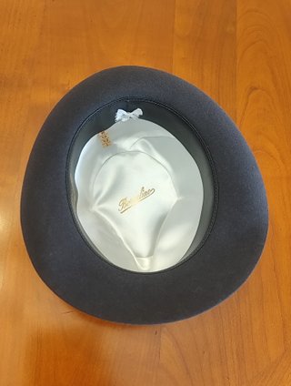 Sombrero BORSALINO Fedora gris 56 made in Italy