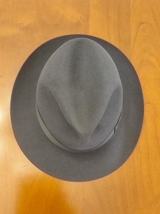 Sombrero BORSALINO Fedora gris 56 made in Italy