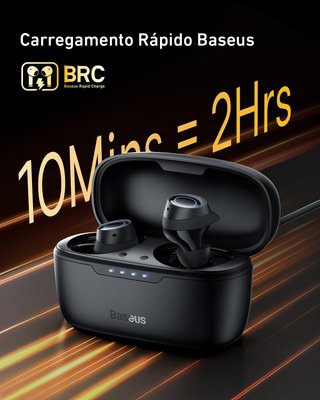 Baseus auriculares inalámbricos cancelación ruido