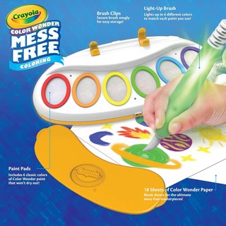 Crayola juego pintura pincel luz niños