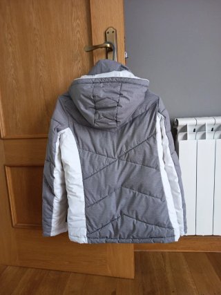 Giubbotto da neve Wedze grigio e bianco