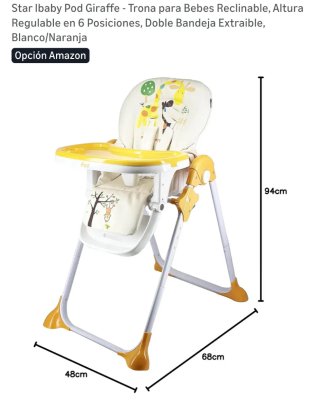 Trona Ibaby Pod Giraffe Reclinable