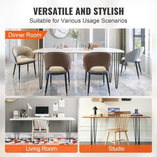 VEVOR patas de mesa acero 710 mm