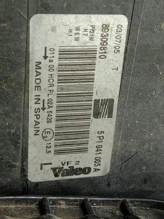 23359635 faro izquierdo 5p1941005e seat altea 5p1
