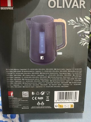 Hervidor Eléctrico Bergner Olivar