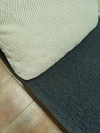Sofá Rinconera Gris y Beige