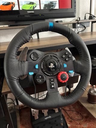 Volante, Pedales y Palanca Logitech