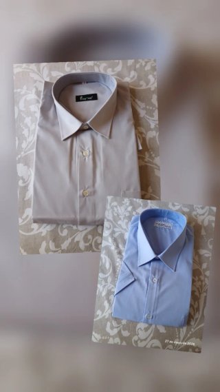 Camicie Feytex Blu e Grigio