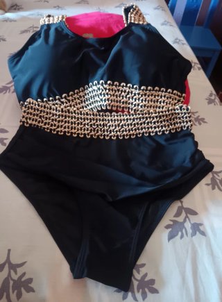 Bañador negro y dorado talla S!!!