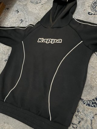Sudadera Kappa Negra Talla 11Y