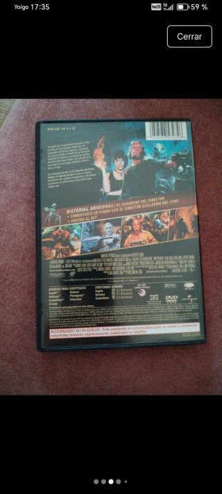 DVD Hellboy 1 y 2 (Español)