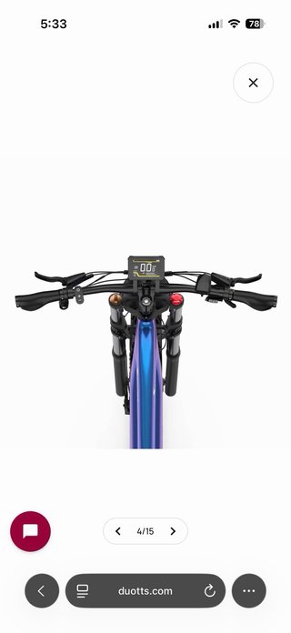 Bicicleta Eléctrica Duotts E26